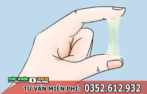 Ra khí hư màu vàng