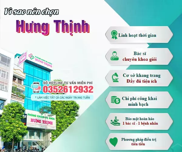 Vì sao nên chọn phòng khám Hưng Thịnh